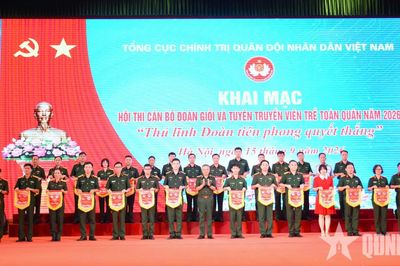 Khai mạc Hội thi cán bộ Đoàn giỏi và tuyên truyền viên trẻ toàn quân năm 2026 khu vực phía Bắc