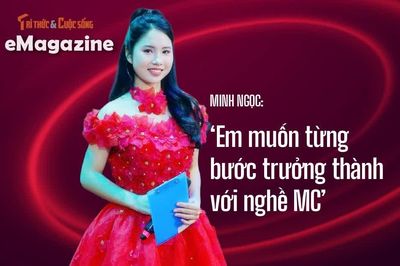 Minh Ngọc: 'Em muốn từng bước trưởng thành với nghề MC'