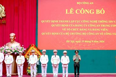Bộ Công an thành lập Cục Công nghệ thông tin và Cơ yếu