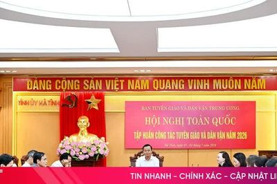 Hà Tĩnh đổi tên Ban Tuyên giáo và Dân vận Tỉnh ủy thành Ban Tuyên giáo Tỉnh ủy