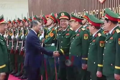 Thủ tướng Lê Minh Hưng dự lễ khai giảng Học viện Quốc phòng