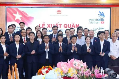 12 thí sinh Việt Nam tham dự kỳ thi Kỹ năng nghề thế giới lần thứ 48