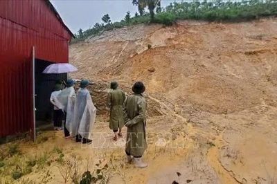 Mưa lớn gây sạt lở nhiều tuyến đường ở Lào Cai