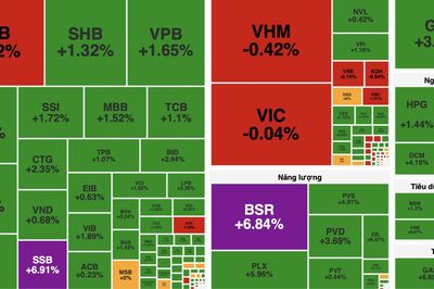 VN-Index tăng gần 23 điểm, nhóm dầu khí đồng loạt bứt phá