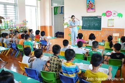Trẻ 5-6 tuổi thuộc diện phổ cập mầm non được miễn, giảm, hỗ trợ học phí
