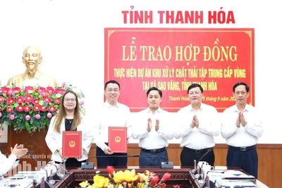 Dự án Khu xử lý chất thải tập trung cấp vùng tại xã Sao Vàng dự kiến khởi công tháng 1/2027