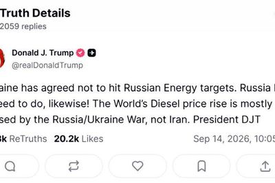 Ông Trump: Nga và Ukraine nhất trí không tấn công cơ sở năng lượng