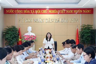 Giám sát việc thực hiện pháp luật về dân chủ ở cơ sở tại xã Hòa Tiến