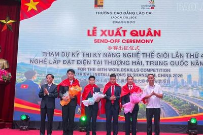 Sinh viên đầu tiên của Trường Cao đẳng Lào Cai tham dự Kỳ thi Kỹ năng nghề thế giới lần thứ 48