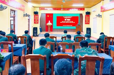 Xã Tân Hợp hoàn thành xuất sắc diễn tập tác chiến trong khu vực phòng thủ năm 2026