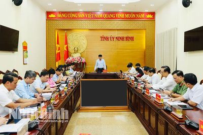 Ban Thường vụ Tỉnh ủy thảo luận, cho ý kiến về các nhiệm vụ trọng tâm