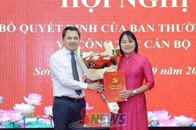 Hội nghị công bố Quyết định của Ban Thường vụ Tỉnh ủy về công tác cán bộ