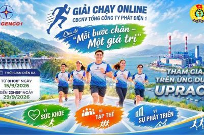 EVNGENCO1 phát động Giải chạy online CBCNVLĐ năm 2026