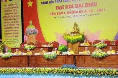 Quảng Trị: Phiên làm việc đầu tiên Đại hội đại biểu Phật giáo tỉnh lần thứ I, nhiệm kỳ 2026-2031