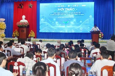 Khai thác dữ liệu số thúc đẩy khởi nghiệp đổi mới sáng tạo tại Cà Mau