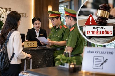 Từ ngày 15/9, không thông báo lưu trú có thể bị phạt tới 12 triệu đồng
