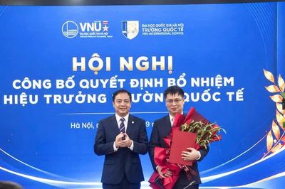 Trường Quốc tế, Đại học Quốc gia Hà Nội có tân Hiệu trưởng