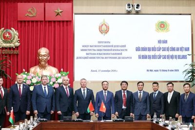Tăng cường hợp tác giữa Bộ Công an Việt Nam và Bộ Nội vụ Belarus