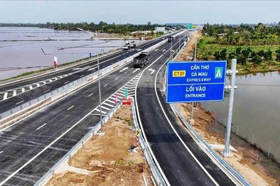 Chưa thu phí cao tốc Cần Thơ - Cà Mau từ ngày 15/9
