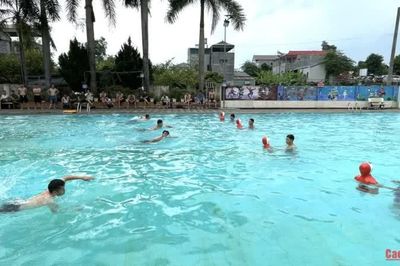 Tập huấn bơi cứu hộ, cứu nạn cho 264 cán bộ, chiến sĩ công an