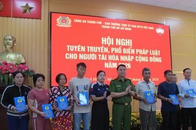 TPHCM: Mở rộng vòng tay hỗ trợ những người từng lầm lỡ