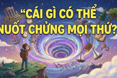 Câu đố người tự tin nhất cũng 'đầu hàng': Cái gì có thể nuốt chửng mọi thứ?