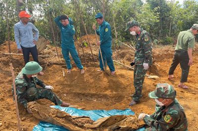 8 hài cốt liệt sĩ được tìm thấy gần Bệnh xá Đặng Thùy Trâm