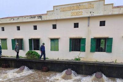 Xã Phú Xuyên: Kích hoạt các trạm bơm tiêu úng sau mưa lớn kéo dài