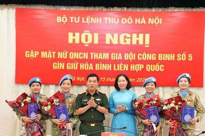Nữ quân nhân Thủ đô góp sức vào sứ mệnh gìn giữ hòa bình Liên hợp quốc
