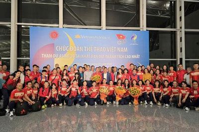 Đoàn Thể thao Việt Nam lên đường chinh phục ASIAD 20