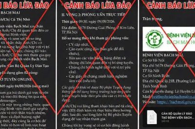 Bệnh viện Bạch Mai cảnh báo thủ đoạn lừa đảo người bệnh 'khám nhanh', 'lấy kết quả sớm'