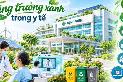 Tăng trưởng xanh trong y tế: Từ bệnh viện xanh đến y tế thông minh