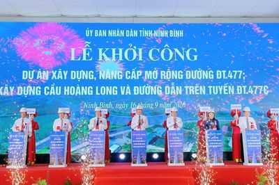 Ninh Bình khởi công dự án tuyến đường gần 7.000 tỉ đồng