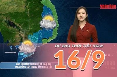 [Video] Dự báo thời tiết ngày 16/9/2026: Bắc Bộ mưa lớn kéo dài, Trung Bộ và Nam Bộ có mưa dông