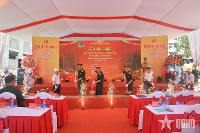 Học viện Lục quân khởi công xây dựng nhà khách tại Nha Trang