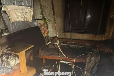 Hiện trường vụ cháy nhà 5 người tử vong ở Hà Nội