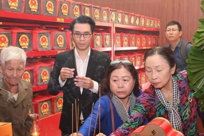 Truy điệu, an táng hài cốt liệt sĩ tại Công viên Lê Thị Riêng vào đầu tháng 10