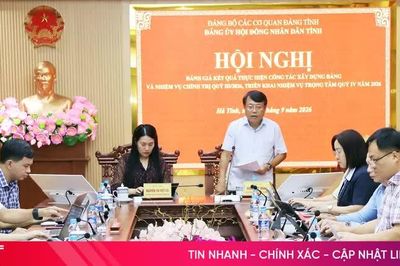 Hà Tĩnh thí điểm thành lập Đảng bộ HĐND tỉnh và Đảng bộ MTTQ, các đoàn thể tỉnh