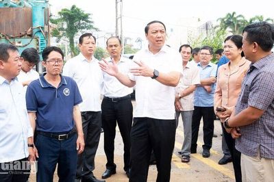 Phó Bí thư Thường trực Tỉnh ủy An Giang Lâm Minh Thành kiểm tra, khảo sát dự án, công trình trọng điểm