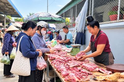 Chợ tự phát và bài toán sinh kế