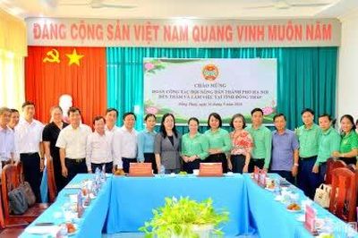 Tăng cường kết nối tiêu thụ nông sản Đồng Tháp - Hà Nội