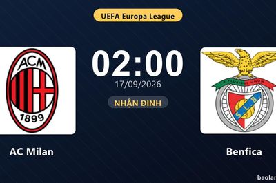 Nhận định AC Milan vs Benfica: Màn so tài của hai đội vào phom