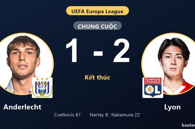 Hạ Anderlecht ngay tại Lotto Park, Lyon khởi đầu thuận lợi ở Europa League