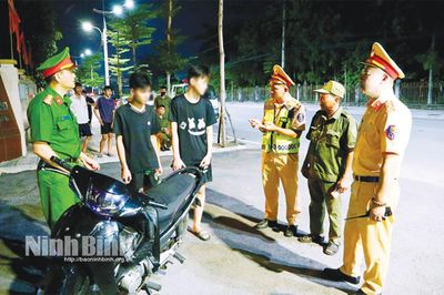 Kiên quyết ngăn chặn, xử lý tình trạng thanh, thiếu niên vi phạm trật tự, an toàn giao thông