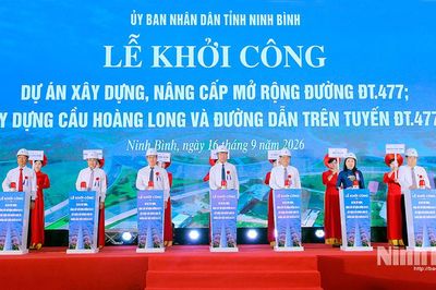 Khởi công Dự án xây dựng, nâng cấp mở rộng đường ĐT.477; xây dựng cầu Hoàng Long và đường dẫn trên tuyến ĐT.477C