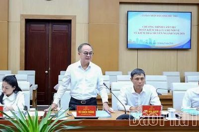 Bộ Nội vụ kiểm tra chuyên ngành năm 2026 tại Phú Thọ