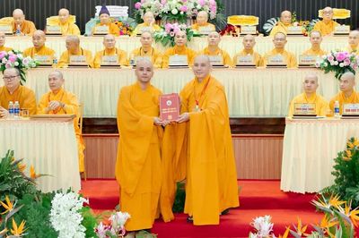 Gia Lai: Trường Trung cấp Phật học Nguyên Thiều tổ chức Lễ tốt nghiệp khóa X và khai giảng khóa XI