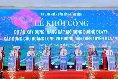 Ninh Bình: Khởi công dự án đường giao thông gần 7.000 tỷ đồng