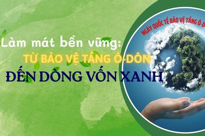 Ngày Quốc tế bảo vệ tầng ô-dôn 16/9: Bước chuyển từ bảo vệ tầng ô-dôn đến khơi thông nguồn vốn xanh