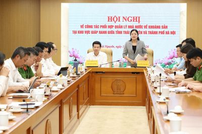 Hà Nội - Thái Nguyên tăng cường phối hợp quản lý khoáng sản